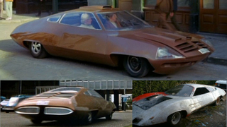 Illustration for article titled The shiniest retro-futuristic cars from classic science fiction